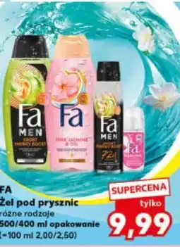 Kaufland FA Żel pod prysznic różne rodzaje 500/400 ml oferta