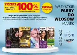 Kaufland Farby do włosów marek Syoss, Live, Palette oferta