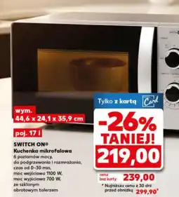 Kaufland SWITCH ON Kuchenka mikrofalowa oferta