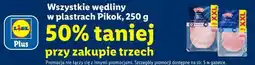 Lidl Wędliny w plastrach Pikok oferta