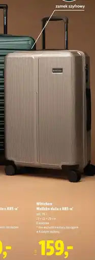 Lidl Wittchen Walizka duża z ABS-u (poj. 96 L, 77 × 52 × 29 cm, 6 kolorów) oferta