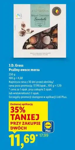 Lidl J.D. Gross Praliny owoce morza oferta
