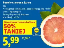 Lidl Pomelo czerwone, luzem oferta