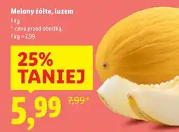 Lidl Melony żółte, luzem oferta