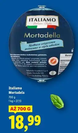 Lidl Italiamo Mortadela oferta