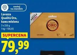 Lidl Lavazza Qualità Oro, kawa mielona oferta
