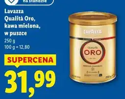 Lidl Lavazza Qualità Oro, kawa mielona, w puszce oferta