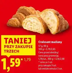 Lidl Croissant maślany oferta
