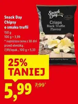 Lidl Snack Day Chipsy o smaku trufli oferta