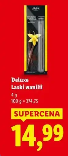 Lidl Deluxe Laski wanilii oferta