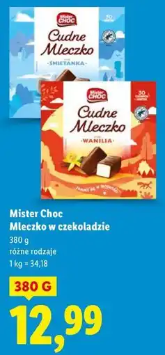 Lidl Mister Choc Mleczko w czekoladzie oferta