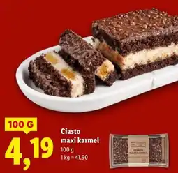 Lidl Ciasto maxi karmel oferta