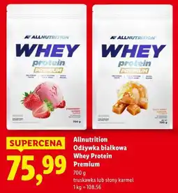 Lidl Allnutrition Odżywka białkowa Whey Protein Premium oferta