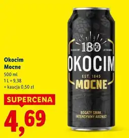 Lidl Piwo Okocim Mocne (500ml) oferta