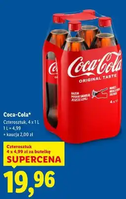 Lidl Coca-Cola (4 x 1L) oferta