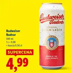 Lidl Piwo Budweiser Budvar (500ml) oferta