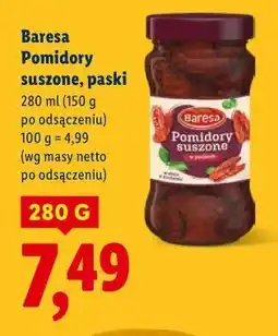 Lidl Baresa Pomidory suszone, paski oferta