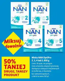 Lidl NAN OptiPro 2, 3, 4 lub 5 oferta