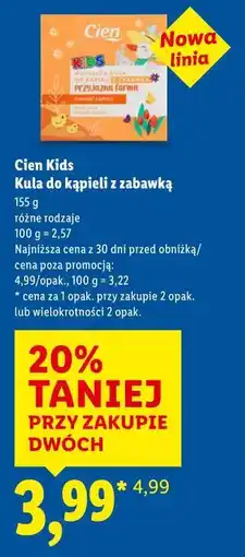 Lidl Cien Kids Kula do kąpieli z zabawką oferta