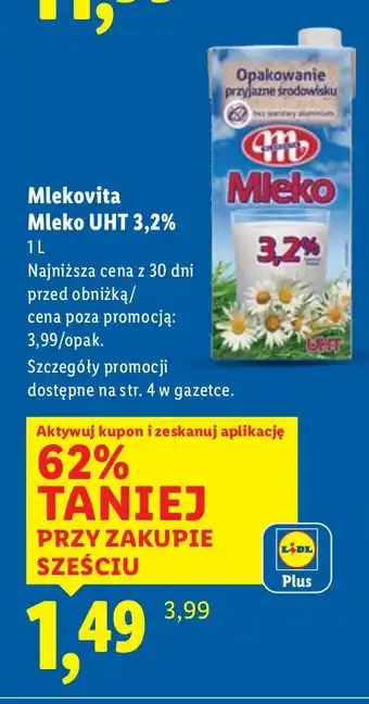 Mleko Mlekovita UHT 3,2%