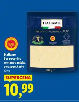 Lidl Ser Italiamo Ser pecorino romano z mleka owczego, tarty oferta