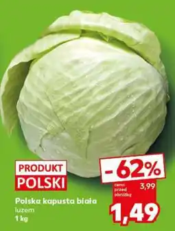 Kaufland Polska kapusta biała luzem 1 kg oferta