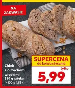 Kaufland Chleb z orzechami włoskimi 380 g sztuka oferta