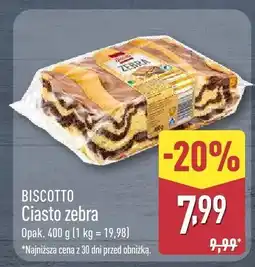 ALDI Ciasto zebra oferta