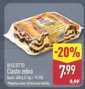 ALDI Ciasto zebra oferta