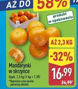 ALDI Mandarynki w skrzynce oferta