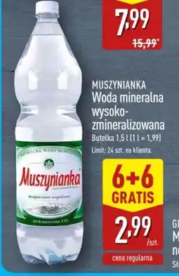 ALDI Muszynianka Woda mineralna oferta