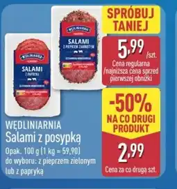 ALDI Bellissimo Salami z posypką oferta