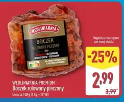 ALDI Wędliniarnia Boczek rolowany pieczony oferta