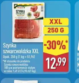 ALDI Morliny Szynka szwarcwaldzka oferta