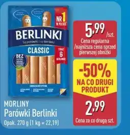 ALDI Morliny Parówki Berlinki oferta