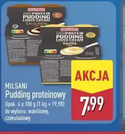 ALDI Milsani Pudding proteinowy oferta