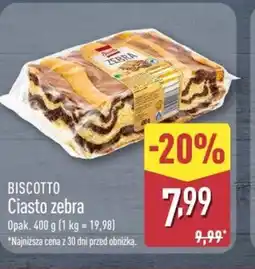 ALDI Biscotto Ciasto zebra oferta