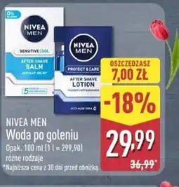 ALDI Nivea Men Woda po goleniu oferta