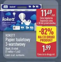 ALDI Kokett Papier toaletowy 3-warstwowy oferta