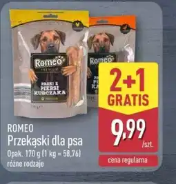 ALDI Romeo Przekąski dla psa oferta