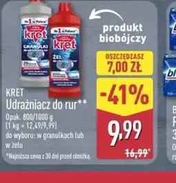 ALDI Kret Udrażniacz do rur oferta
