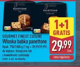 ALDI Gourmet Finest Cuisine Włoska babka panettone oferta