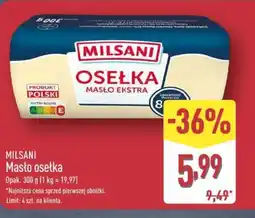 ALDI Milsani Masło osełka oferta