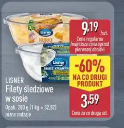 ALDI Lisner Filety śledziowe w sosie oferta