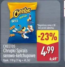 ALDI Cheetos Chrupki Spirals oferta