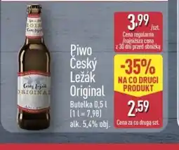 ALDI Piwo Czesky Ležák Original oferta