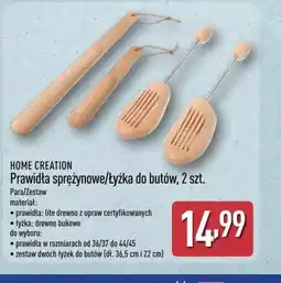 ALDI Home Creation Prawidła sprężynowe/łyżka do butów oferta