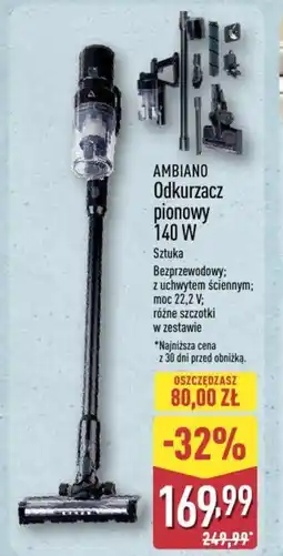 ALDI Ambiano Odkurzacz pionowy oferta