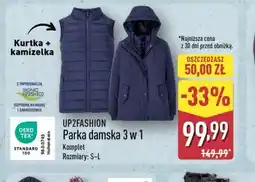 ALDI UP2FASHION Parka damska 3 w 1 oferta