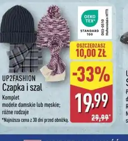 ALDI UP2FASHION Czapka i szal oferta